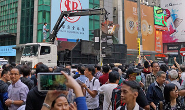 Полиция Гонконга зачистила лагерь протестующих