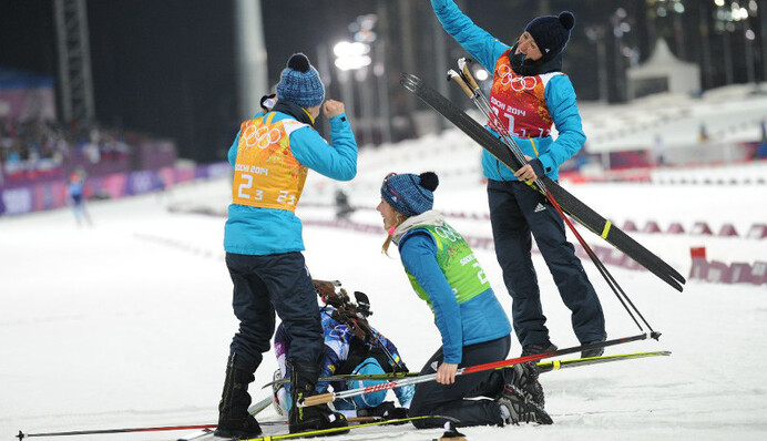 Огонь украинских винтовок