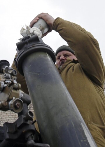В Донецке отгремел непраздничный салют