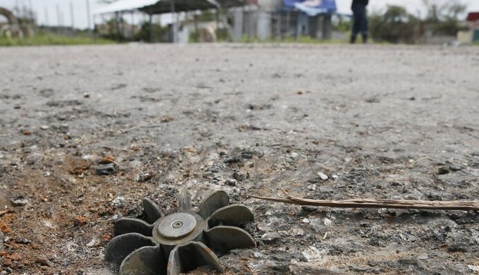 Взрывоопасный Донбасс: «Град» прошел, остались мины