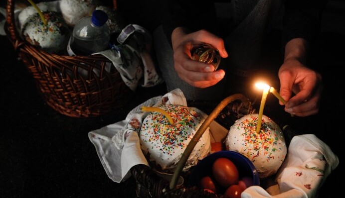 Сколько стоит пасхальная корзина в Украине. Инфографика