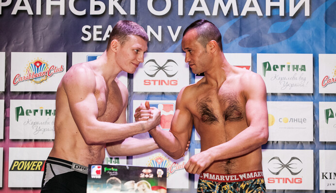 «Украинские атаманы» избили алжирцев. Видео боев