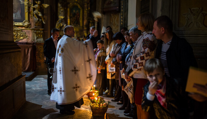 На Пасху во Львов: эксклюзивные фото праздника