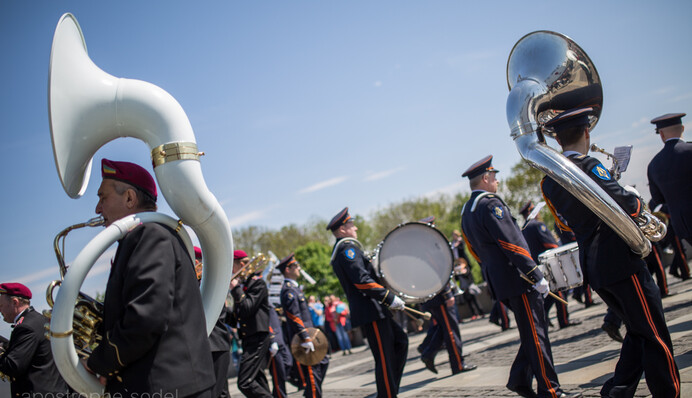 Масштабный парад военных оркестров в Киеве: эксклюзивные фото