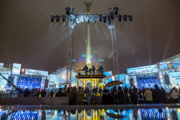 Как в Киеве вновь собрался Майдан: самые яркие фото