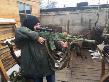 Приходько взяла оружие и спела в зоне АТО: опубликованы фото