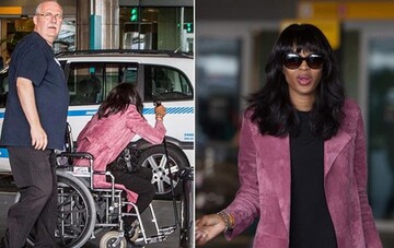 Наоми Кэмпбелл села в инвалидную коляску: опубликованы фото