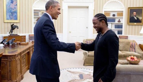 Обама с Путиным померились рэперами