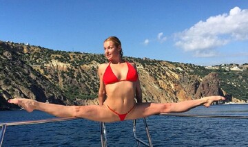 В РФ собрали фото лучших и самых откровенных шпагатов скандальной балерины