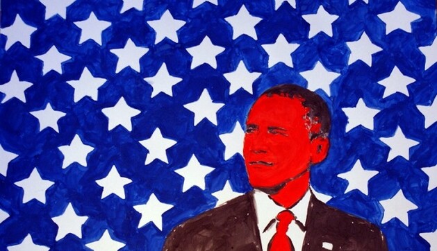 Россиянка эротичным способом нарисовала Обаму: опубликованы фото и видео