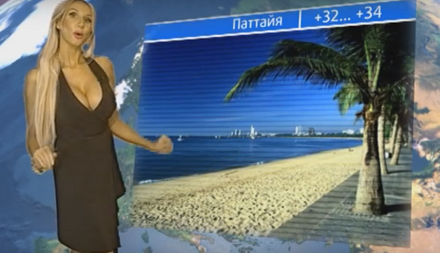 Блондинка взорвала соцсети своими прогнозами о погоде: опубликовано видео