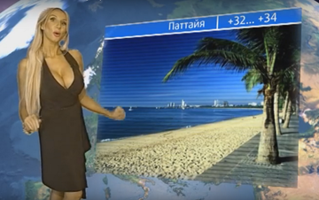 Блондинка взорвала соцсети своими прогнозами о погоде: опубликовано видео