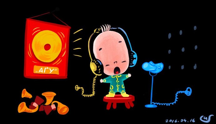 Соцсети взорвали трогательные работы украинского художника-отца