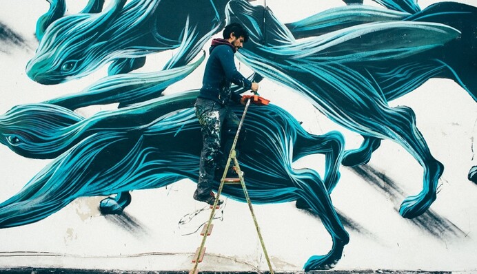 В Чернобыле появился первый мурал: опубликованы фото