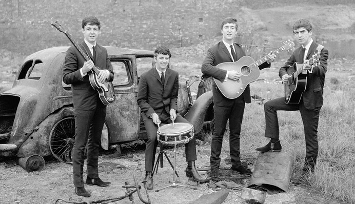 Появилось неизвестное видео The Beatles