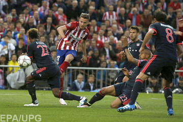 "Атлетико" — "Бавария" 1:0. Хроника матча Лиги чемпионов, видео гола, онлайн