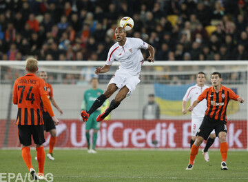 "Шахтер"  — "Севилья" 2:2. Хроника матча Лиги Европы, видео голов, онлайн