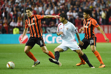 "Севилья" - "Шахтер" 3:1. Хроника матча Лиги Европы, видео голов, онлайн