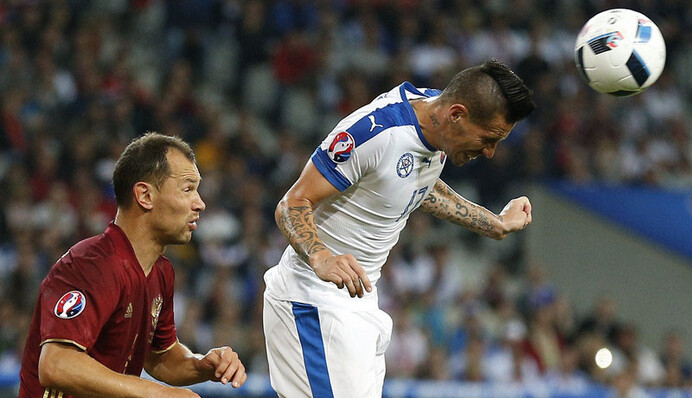 Россия - Словакия 1:2. Хроника матча Евро-2016, видео голов, онлайн