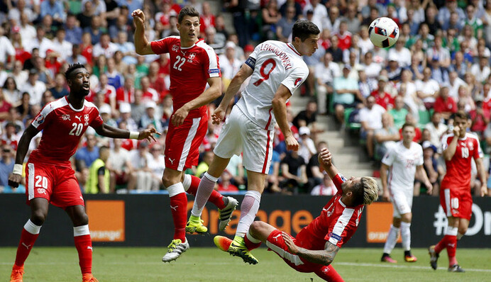 Швейцария - Польша 1:1, пен. 4:5. Хроника матча 1/8 финала Евро-2016, видео голов, онлайн