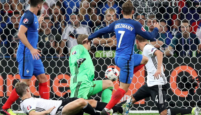 Германия – Франция 0:2: хроника полуфинала Евро-2016, видео голов, онлайн