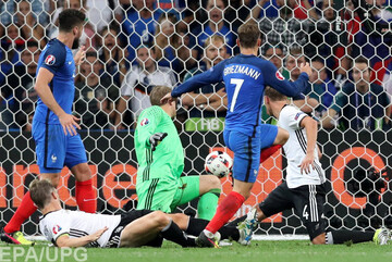 Німеччина - Франція 0:2: хроніка півфіналу Євро-2016, відео голів, онлайн