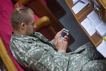 Бомж из-под Рады сдал особенности Савченко и Гаврилюка