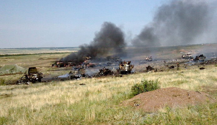 У Зеленопіллі українські бійці ложками і мисками рили собі укриття