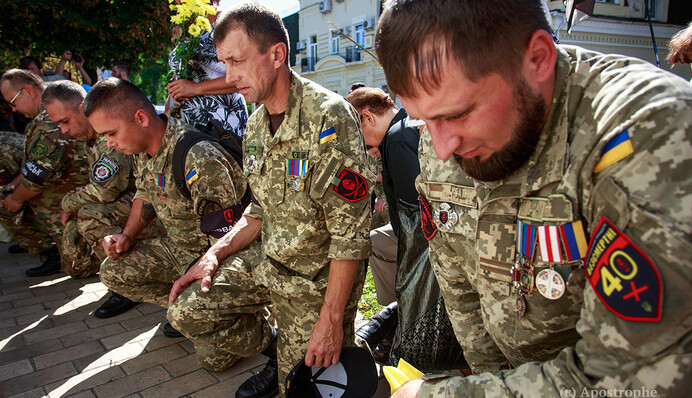 Годовщина Иловайской трагедии, - эксклюзивный фоторепортаж с акции памяти погибших
