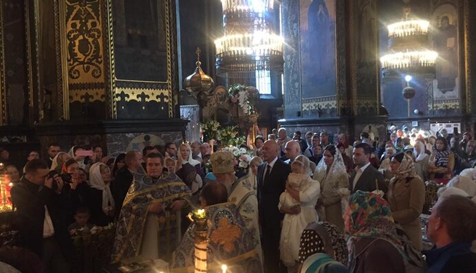 Тимошенко устроила пафосные крестины для внучки: опубликованы фото