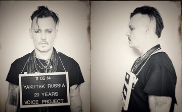 Жест Джонни Деппа с фото в поддержку украинского политзаключенного в РФ вызвал восторг в сети