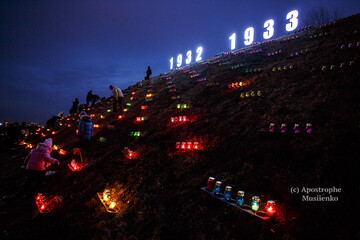 Як українці вшанували жертв Голодомору: ексклюзивний фоторепортаж