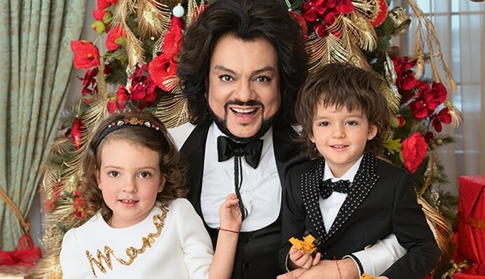 Киркоров показал в сети подросших детей от суррогатной матери-украинки