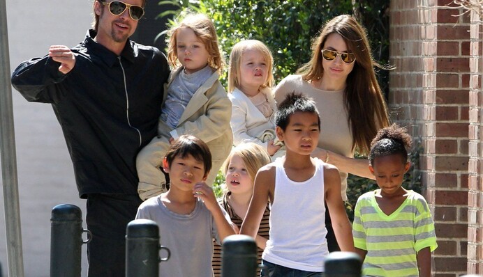 Брэд Питт и Анджелина Джоли решили вопрос опеки над детьми