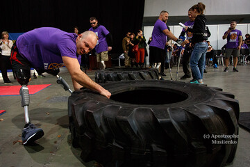 Ветерани АТО на протезах змагалися в кросфіті: фоторепортаж