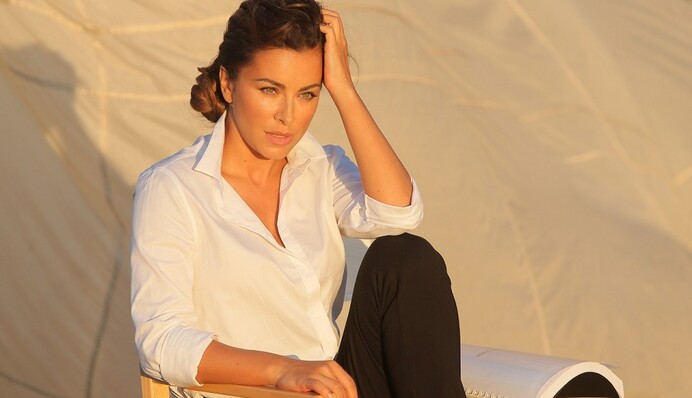 Ани Лорак засветилась в компании российских звезд на съемках новогоднего шоу