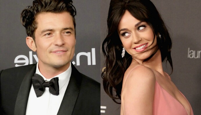 Кэти Перри и Орландо Блум засветились на веселой вечеринке