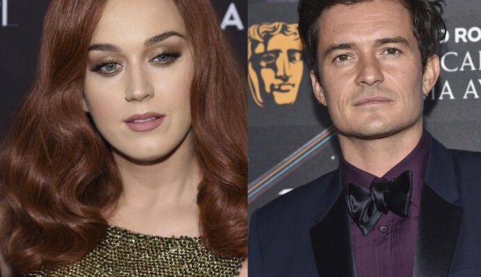 Кэти Перри и Орландо Блум в костюмах Санта-Клауса устроили рождественский праздник в больнице