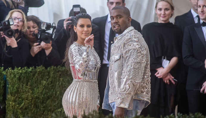 Ким Кардашьян и Канье Уэст впервые вышли в свет после слухов о разводе