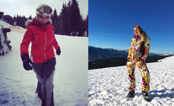 Мороз и солнце: Настя Каменских, Ольга Сумская и Яна Клочкова на горнолыжных курортах