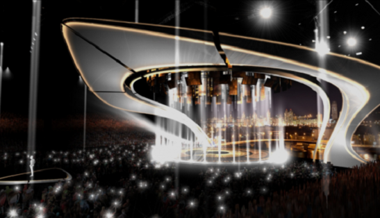 Евровидение-2017: в Киеве представили дизайн сцены песенного конкурса