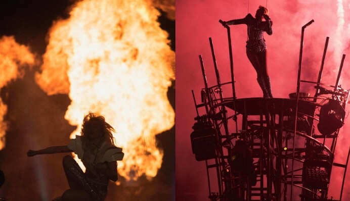 Летающая Леди Гага поразила своим шоу на Супербоуле