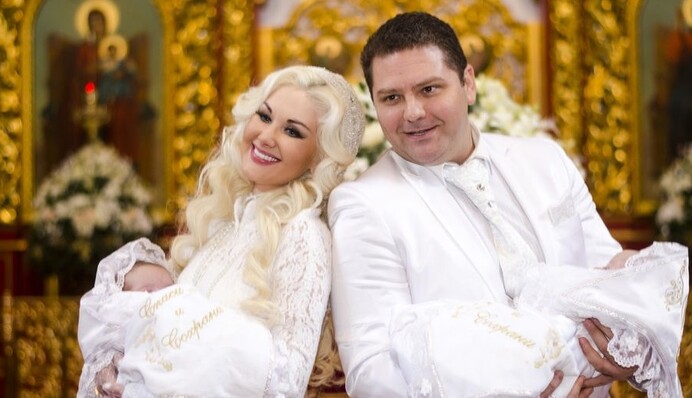 Катя Бужинская устроила пафосные крестины своим двойняшкам: опубликованы фото