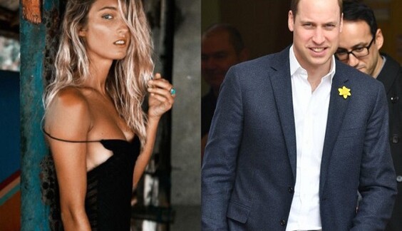 Принц Уильям отдыхает с моделью в Швейцарии