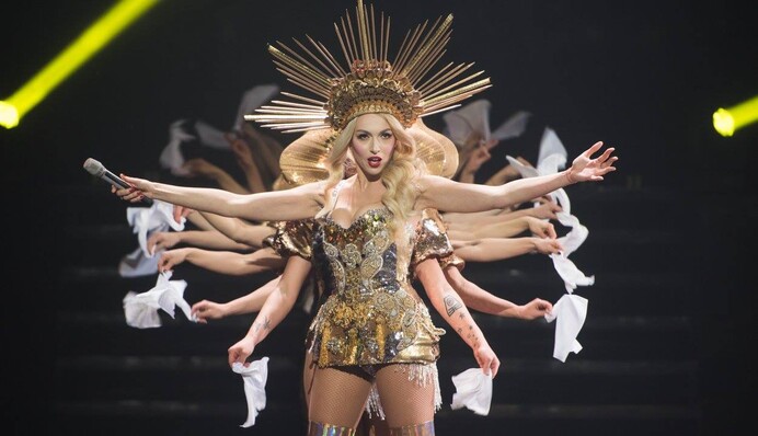 Оля Полякова: На Евровидении от Украины главным участником будет Кличко со своими дорогами