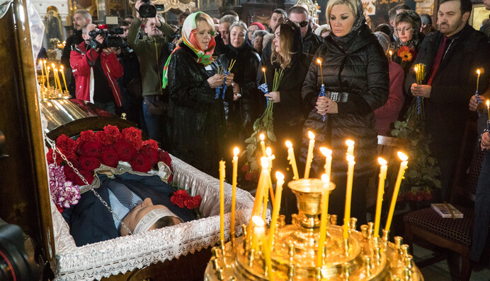 В Киеве простились с убитым экс-депутатом Госдумы Вороненковым: эксклюзивный фоторепортаж