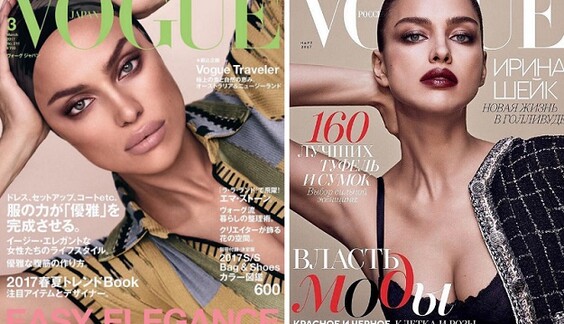 Ни месяца без Vogue: Ирина Шейк снялась для глянца без косметики