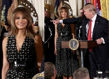 Режим улыбки включен: Мелания Трамп поразила счастливым видом