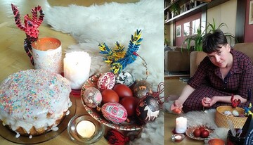 Надежда Савченко показала, как в платье в клетку отмечала Пасху