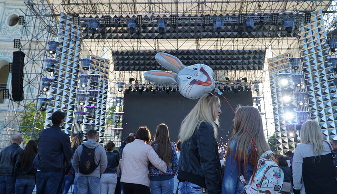 Фан-зона Евровидения­-2017 не вызвала ажиотажа в Киеве: опубликованы фото